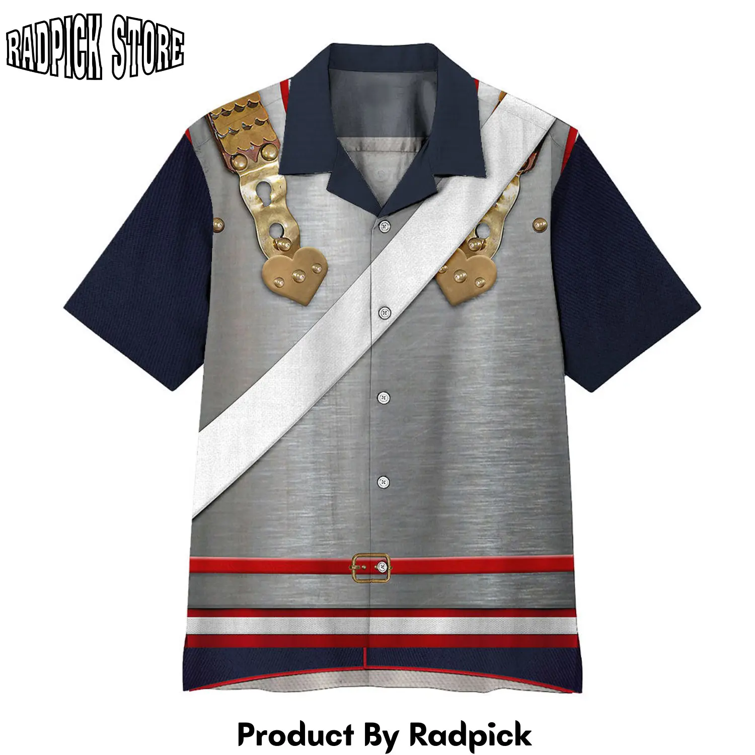 Radpick 3d napoleonic french heavy cavalry custom hawaii shirt rp292516